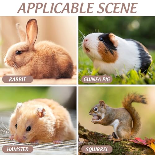 INOOMP Rabbit Tunnel Toys Bunny Grass Nest Pet Sleeping Nest Hideout for Small Pets Tunnel Toy for Rest Sleep Play Chew 14.96 X 7.48 X 6.29 in - size: L