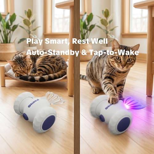 Interactive Cat Toys, Puppy Dog Toys - color: White