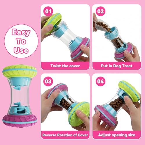 MateeyLife Interactive Dog Puzzle Toy for Small Medium Large Dogs Pruple - color: Purple