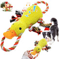 YZHDUXIU Tug of War Dog Toy, Squeaky Dog Toys Interactive Duck Puppy Toys - color: Yellow Duck