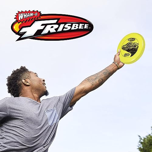 Wham-O Frisbee Cool Flyer - 130 Grams -9.95" Flying Disc - Disc Golf - Lightweight Durable Disc Set - color: 3 Pack ( Grey + Green + Blue )