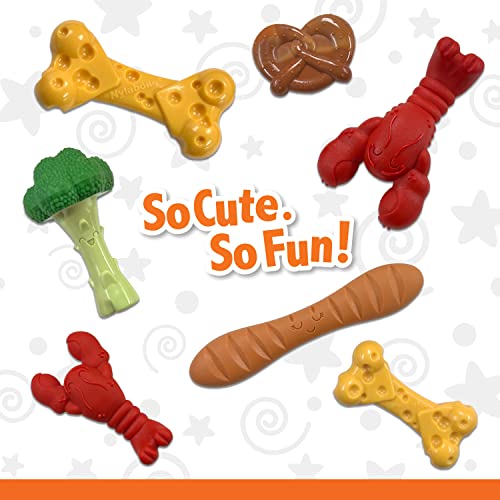 Nylabone Power Chew Toy Bundle, Dog Toys for Aggressive Chewers, 3 Pack - color: Broccoli 3 Pack, size: Small