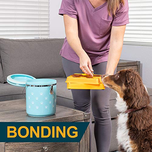 Our Pets Waffle Interactive Puzzle Game Dog Toys (Dog Puzzle Toy-Great Alternative to Snuffle Mat for Dogs and Slow Feeder Bowls) Cat Puzzles & Interactive Toys for Treats