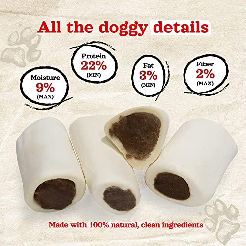 Natural Farm Sweet Potato Filled Bones (3-4 Inch, 6 Pack), Limited Ingredient, Natural Stuffed Dental Dog Bone Treats for Dogs, Made with Real Beef & Sweet Potato - size: 3-4" Sweet Potato Flavor, 6 Count