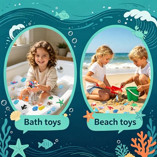 36 Pcs 3D Printed Sea Animals, Desk Pets Decor for Kids Classroom Prizes - style: 36 Pcs Sea Animals