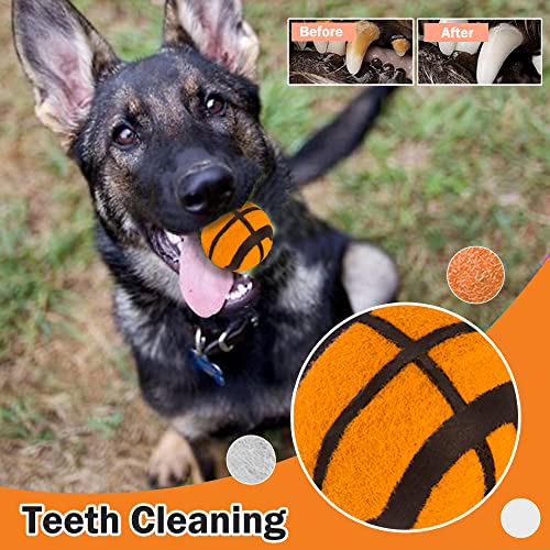 X-Small Dog Tennis Balls Dog Toys Ball 1.5" Pack of 12, Fit Ball Launchers - color: Basketball and Football