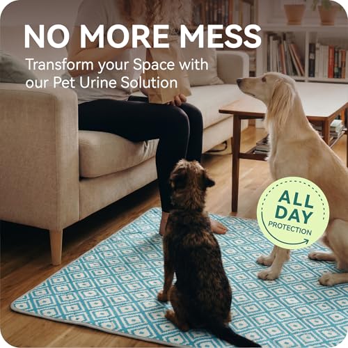 Washable Pee Pads for Dogs , 2 Pack Ultra-Absorbent Reusable Puppy Pads with Waterproof & Non-Slip Backing, Leak-Proof Protection for Dog Training , Crates , Whelping & Playpens ( 31"x36" ) - size: 31x36Inch (Pack of 2)