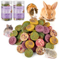 ERKOON 48Pcs Timothy Hay Cake Bunny Chew Toys, 100% Natural Handmade Small Animal Molar Treats, Timothy Grass Chews for Rabbit Guinea Pig Hamster Chinchilla Rat Gerbil Squirrel Teeth Grinding - size: 1.25 Pound (Pack of 1)