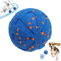 Interactive Dog Toys, Automatic Moving Dog Balls Self Rolling Vibrating Bouncing Ball for Dogs Medium & Large E-TPU Smart Dog Toys Stimulating for Boredom-Blue