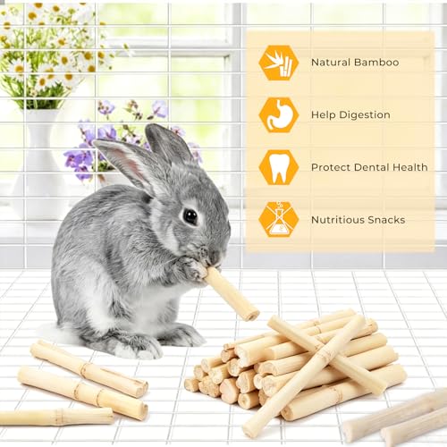 300g Sweet Bamboo Chew Toy Natural Sweet Bamboo Animals - size: 300g