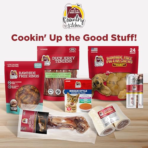 Country Kitchen Rawhide Free Beef Rings Dog Chews, 7 Count - size: 7 Count (Pack of 1)