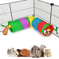 YUEPET Corner Guinea Pig Tunnel, Bunny Tunnel, Small Animal Tubes & Tunnels