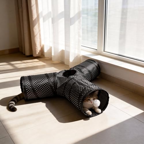 Cat Toy Tunnel Collapsible (Y) - size: Y