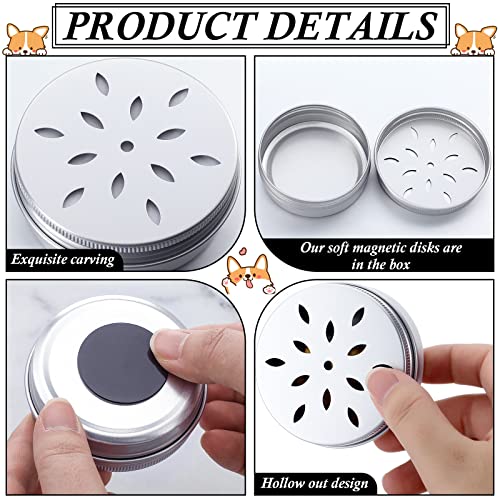 Oudain 12 Pack Dog Scent Work Tins, Cute - style: Cute