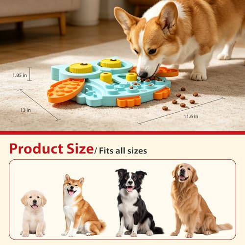Gigwi Interactive Treat Puzzle Toy, Owl Shape 5 Difficult Levels for Pet - color: Owl