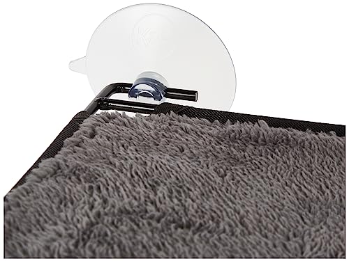 K&H Cat Window Perch, EZ Mount Double Stack Kitty Sill for Large Cats, Gray, 23 X 12 Inches (Pack of 6) - size: 23 X 12 Inches (Pack of 6), style: Double Stack