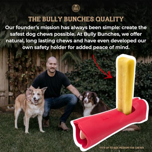 Bully Bunches Small Authentic Yak Cheese Himalayan Chews for Small Dogs & Puppies - All Natural Dog Treat Dental Chews, Made with Real Yak Milk for Teething - Lactose & Rawhide Free (3 Pk)