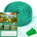 Unves 13 x 65 Ft Fruit Tree Netting, Heavy Duty Bird Netting - color: Green, size: 13 x 65 Ft
