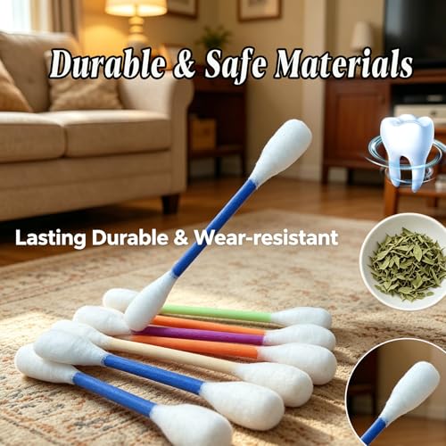Giant Cotton Swabs Cat Toys with Catnip 6 Pk (E) - color: E