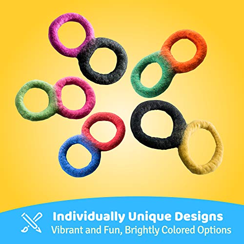 Eco-Tug, All Natural Wool, Handmade, Organic and Eco-Friendly, Dog and Puppy Play Toy (Large 11", Yellow/Black) - color: Yellow/Black, size: Large 11"