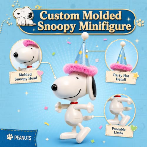 puremind 3D Wooden Snoopy Puzzle Birthday House, Peanuts DIY Model