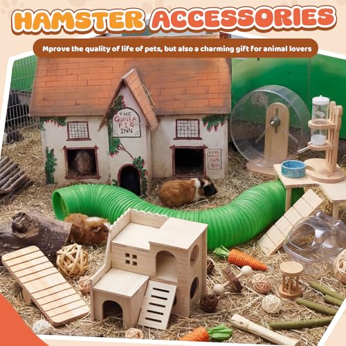 40 Pcs Hamster Cage Accessories Exercise Wheel,Fun Style - style: Fun style