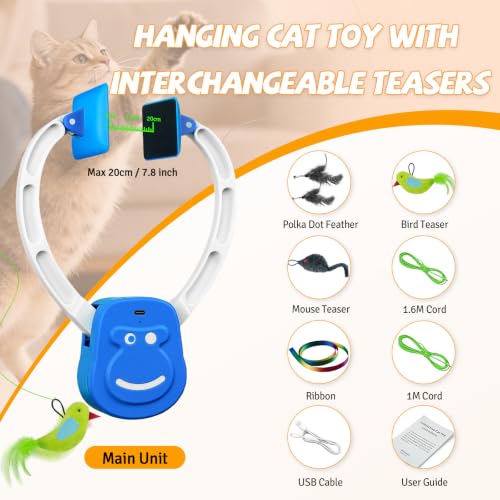 Door Frame Cat Toy for Indoor Cats, Automatic Hanging Toy