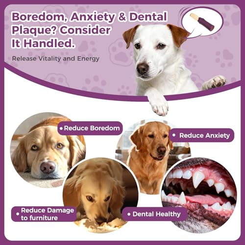 MewaJump Dog Chew Toys Tough Dog Toy for Aggressive Chewers Indestructible - color: purple dispensing toy