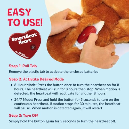 Snuggle Puppy Heartbeat Toy with 2 Tender-Tuffs, Medium - Biscuit - color: Biscuit Bundle 1