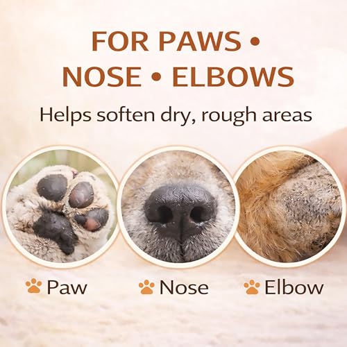 2-Pack Dog Paw Balm Sticks, Lick-Safe Moisturizer for Dry Paws & Nose - color: Two oranges