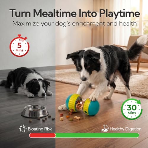 Interactive Dog Puzzle Treat Toys Enrichment Puppy Slow Feeder - color: Blue