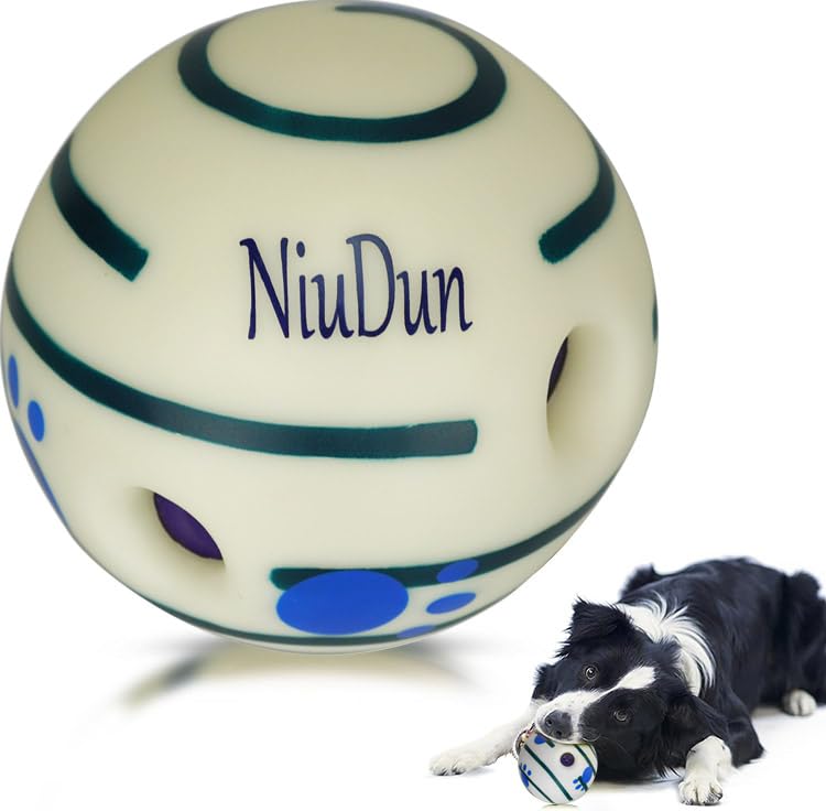 Swing Cluck Ball, A Great pet Dog Toy,Dog Toys,Dog Ball or Dog Balls. Full of Fun. When a Dog Bites it, it can Make Giggles. It's a Beloved Toy for Pets,Giggle Ball for Dogs (Glow in The Dark) - color: Glow in The Dark