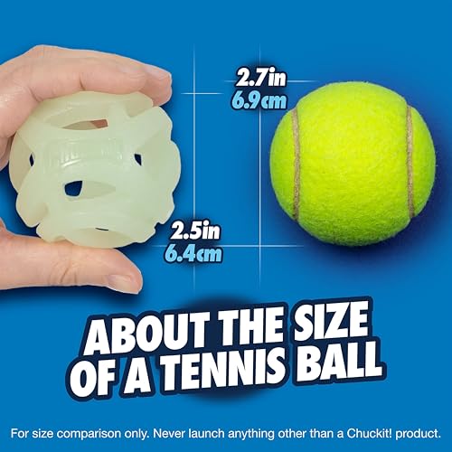Chuckit! Air Glow Fetch Ball Dog Toy, Medium 2.5in, 2 Pack - size: Medium