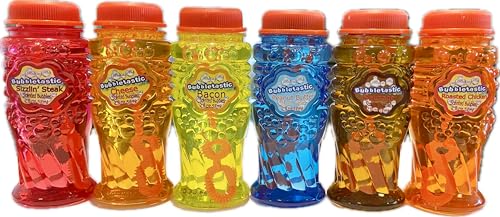 Bubbletastic Dog Bubble Sampler 6 Pack, Six Different Dog Bubble Scents, Total 12 oz
