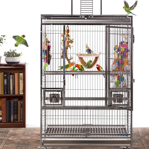 BWOGUE Bird Nest Bed Hanging Hammock, Parakeet Bed for Cage, Cockatiel Bed - color: Pink, size: Medium (9"x7.2")