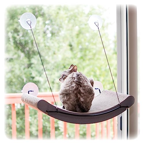 K&H Cat Window Perch, EZ Mount Window Cat Scratcher Kitty Sill Cradle - style: Kitty Sill Cradle