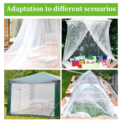 78 x 10 Ft Mosquito Netting for Garden Patio, White - color: White, size: 10 x 78 ft