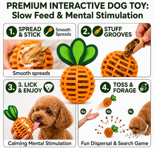 2-Pack Durable Dog Chew Balls for Aggressive Chewers