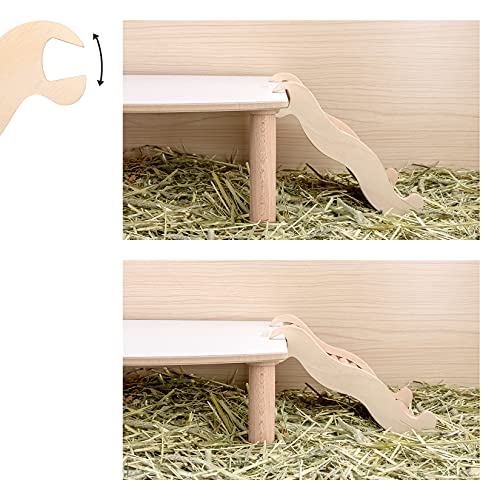 Niteangel Hamster Climbing Ladder Bridge: 6.3 x 3.7 x 1.1 inch - size: Small - 6.3'' L