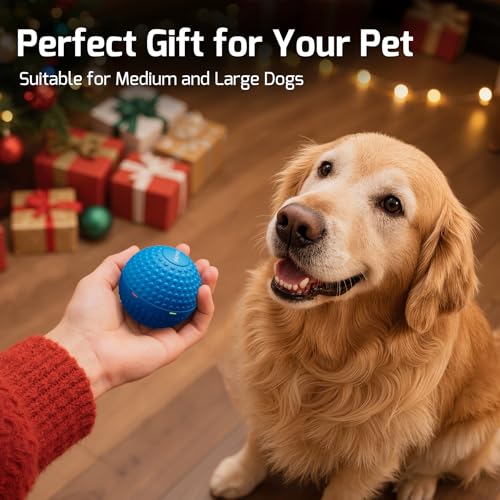 SNOYWEN Interactive Dog Toys, Automatic Moving Bouncing Pet Ball