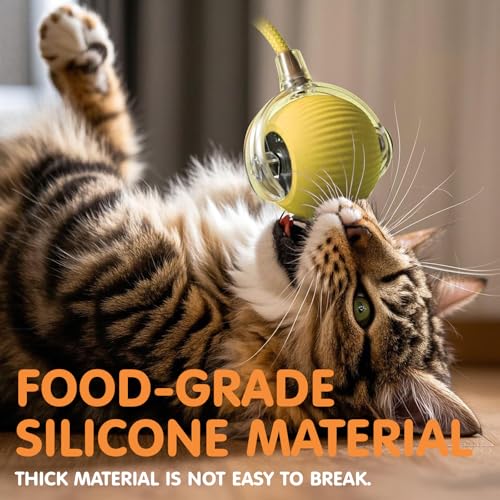 Rocfish Durable Interactive Cat Toys for Indoor Cats (Yellow, 01) - color: yellow01, size: 01