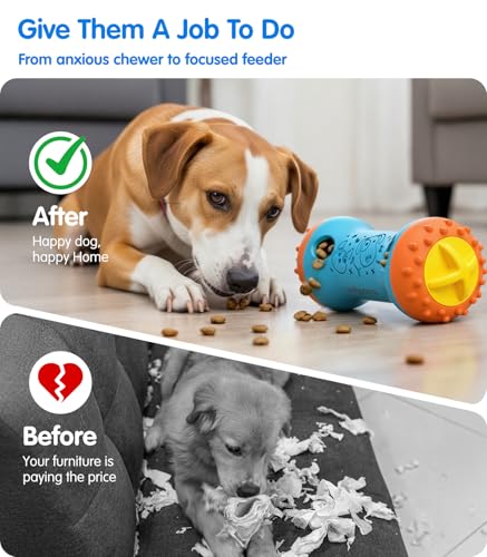 Dog Puzzle Toy, Interactive Slow Feeder for All Dogs