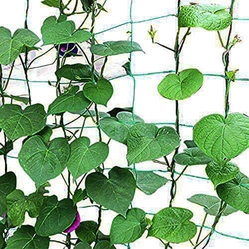 Yahpetes Garden Netting 1Pcs Garden Climbing Net Plant Trellis Plant net trelli Green Strong Nylon Ft Netting Heavy Duty Net Support for Climbing&Vining Plants (6'X3') - color: 6'x3'