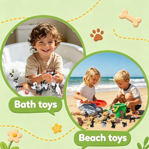 36 Pcs 3D Printed Dog, Cute Desk Pets Decor for Kids Classroom Prizes - style: 36 Pcs Dogs