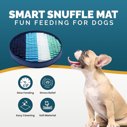 PET ARENA Adjustable Dog Snuffle Mat Interactive Feeding Toy - Multicolor - color: Round Multicolor - Snuffle Mat