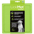 LickiMat Classic Soother Slow Feeder for Dogs Lick Mat Boredom Anxiety Reducer Perfect for Food Treats Yogurt Liquid Food Peanut Butter Fun Alternative to a Slow Feed Dog Bowl, Green - color: Green