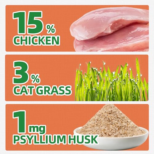 Just Try Hairball Support Healthy Cat Training Treats - size: 45 OZ