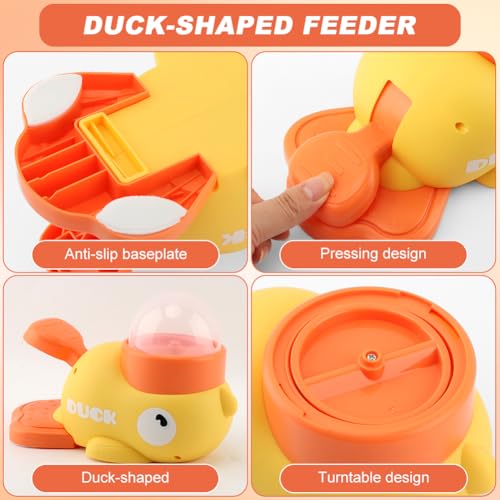 Duck Treat Dispenser – Interactive Slow Feeder Puzzle Bowl for Dogs/Cats