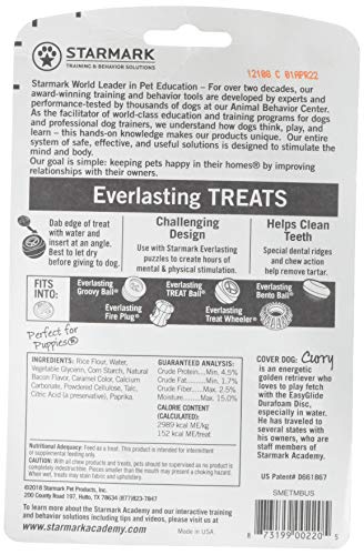 Starmark Everlasting Dental Chew, Bacon Flavored, Medium, 8 Count - size: 3.5 Ounce (Pack of 8)