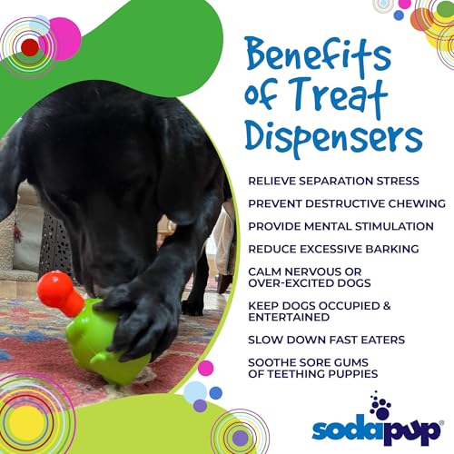 SodaPup Unstoppables Chewers – Inserts for Treat Dispensers Made in USA from Non-Toxic, Pet Safe, Food Safe Nylon Material to Enhance Treat Dispensers and Challenge Dog’s Foraging Instincts – 3 Pack - color: Unstoppable Chewers (Brown, Red, Black)